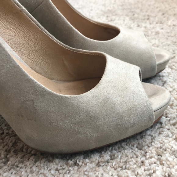 ALDO NUDE PEEPTOE PUMPS - Picture 4 of 8